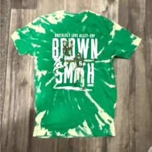 Custom Reverse Tie Dye Eagles Tee